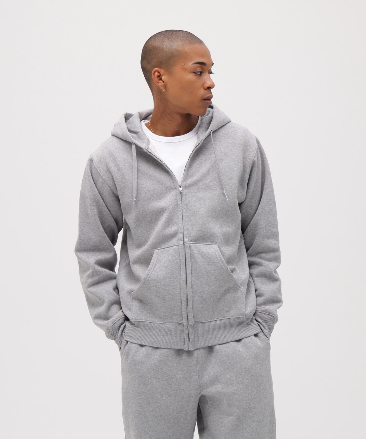 《DAILY/デイリー》ZIP UP SWEAT PARKA / ジップアップ スウェット パーカー / AVIREX /アヴィレックス