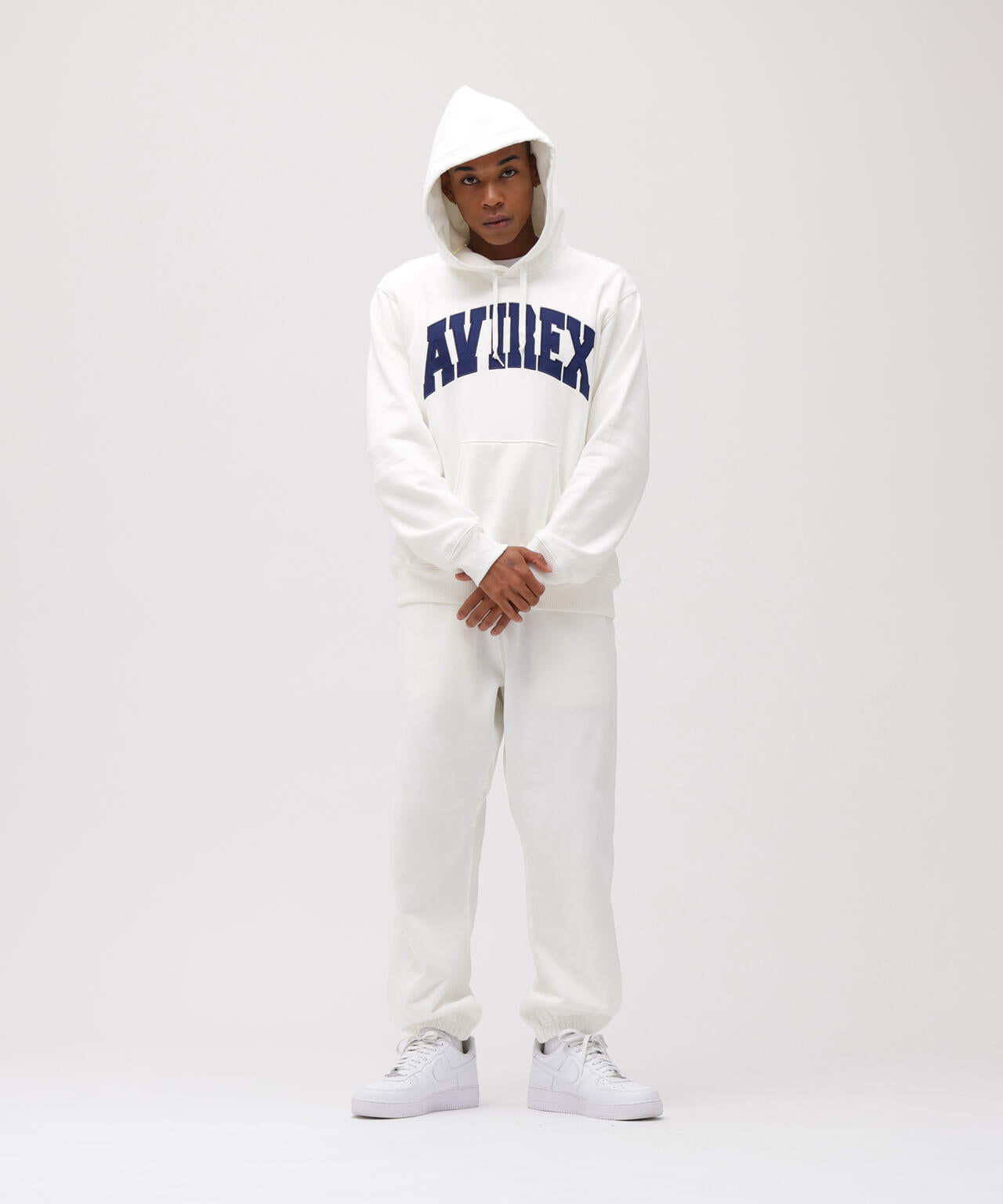 《DAILY/デイリー》PULLOVER SWEAT PARKA LOGO / プルオーバー スウェット パーカー ロゴ / AVIREX