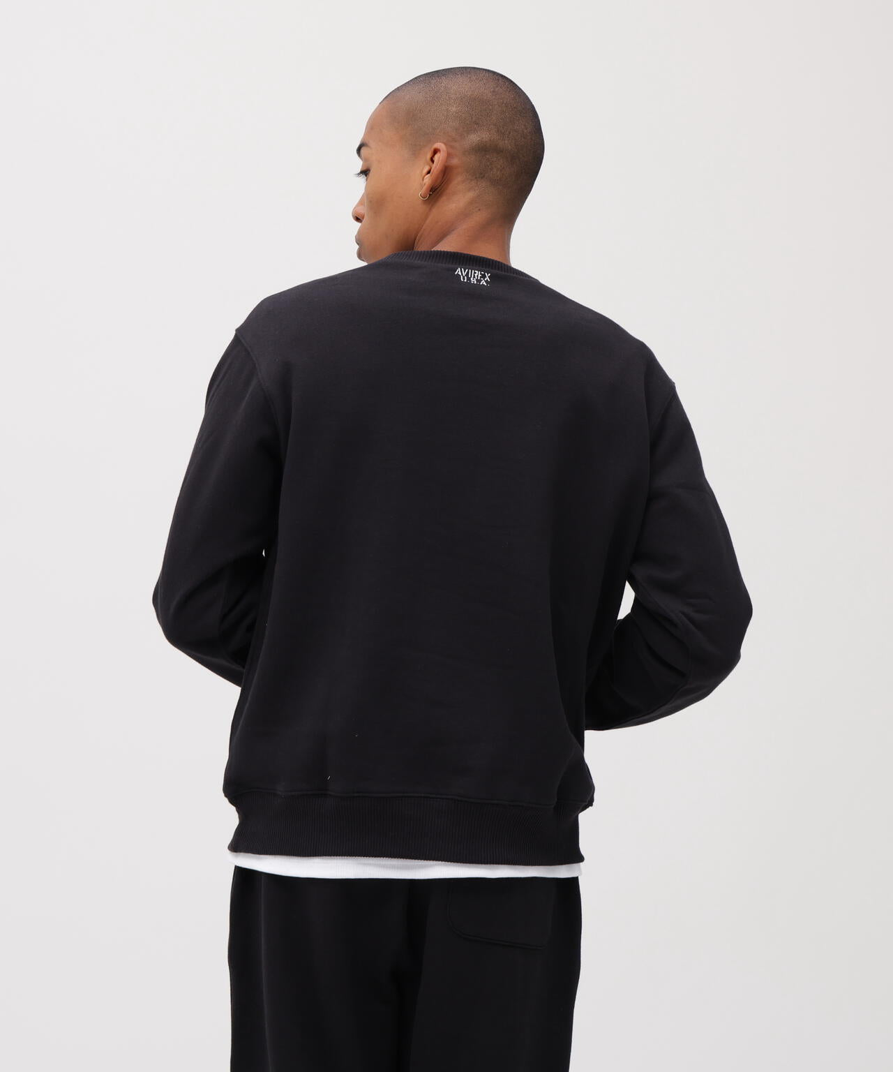 《DAILY/デイリー》CREW NECK L/S SWEAT / クルーネック ロングスリーブ スウェット / AVIREX / アヴィレ