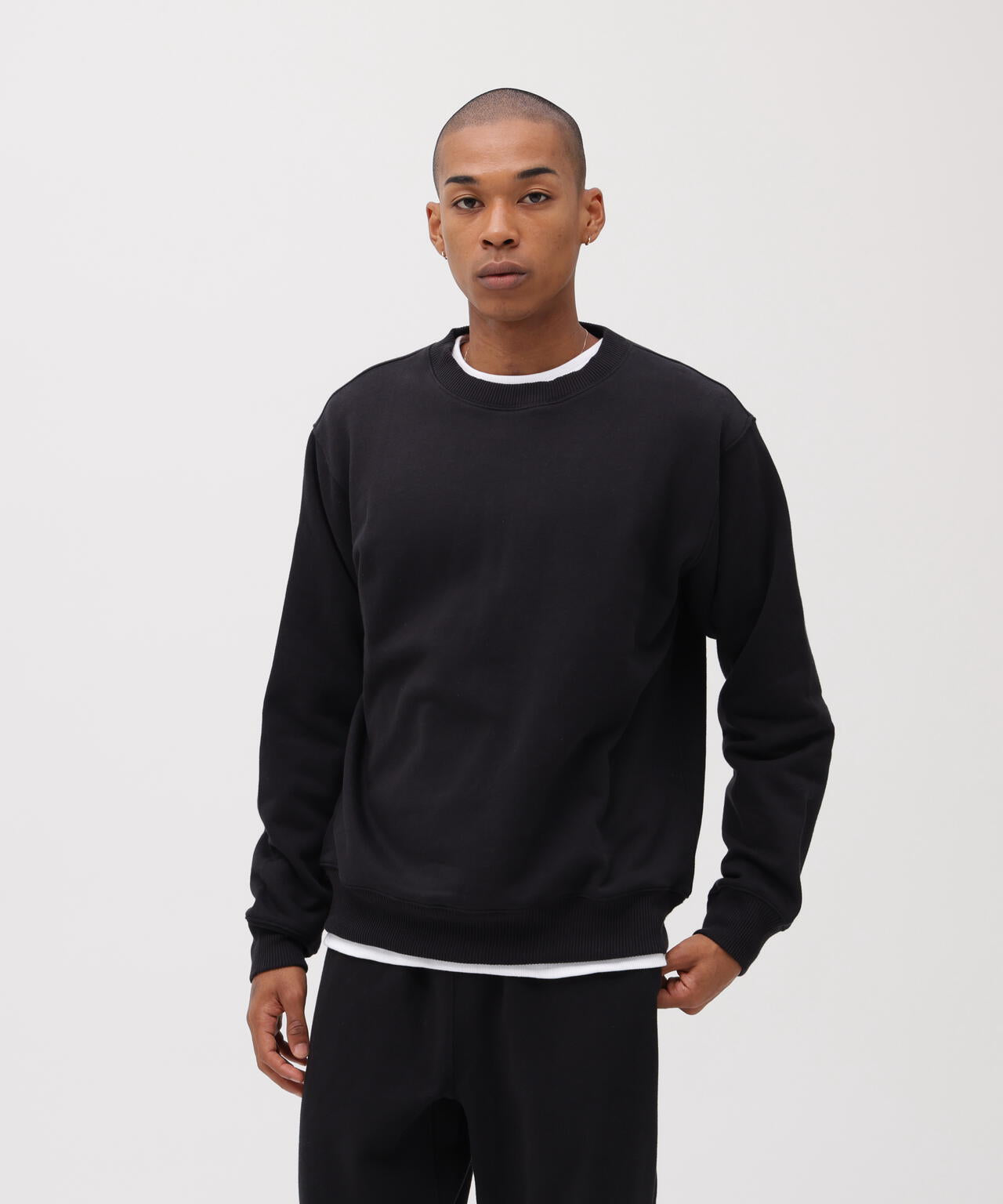 《DAILY/デイリー》CREW NECK L/S SWEAT / クルーネック ロングスリーブ スウェット / AVIREX / アヴィレ