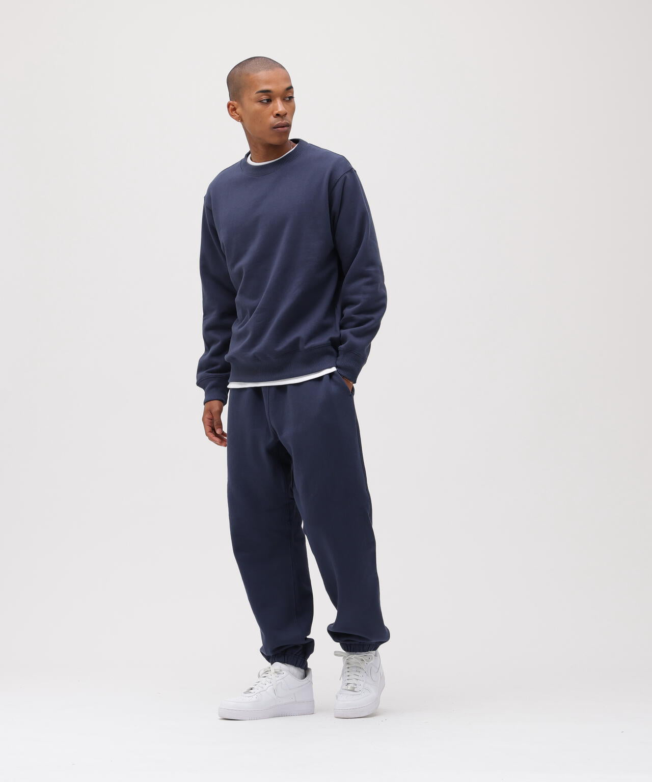 《DAILY/デイリー》CREW NECK L/S SWEAT / クルーネック ロングスリーブ スウェット / AVIREX / アヴィレ