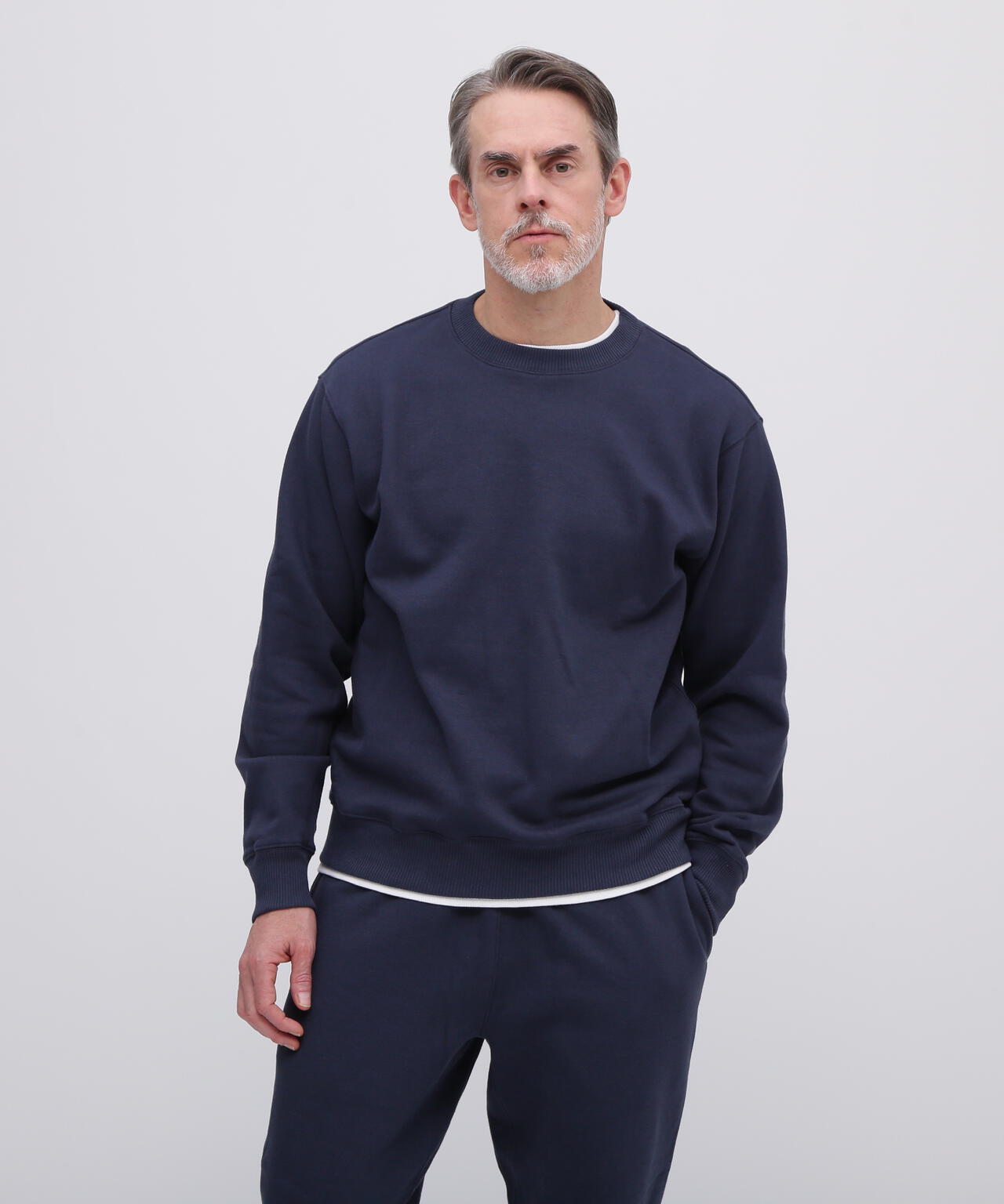 《DAILY/デイリー》CREW NECK L/S SWEAT / クルーネック ロングスリーブ スウェット / AVIREX / アヴィレ