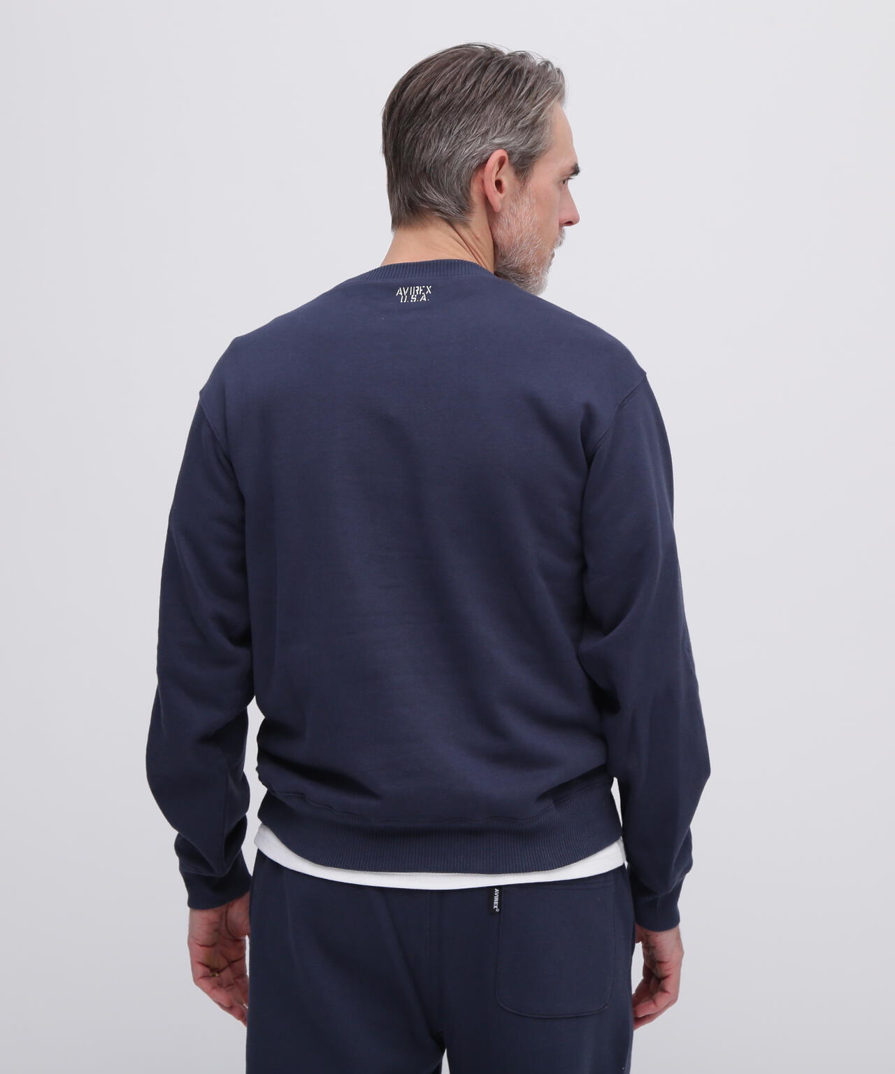 《DAILY/デイリー》CREW NECK L/S SWEAT / クルーネック ロングスリーブ スウェット / AVIREX / アヴィレ