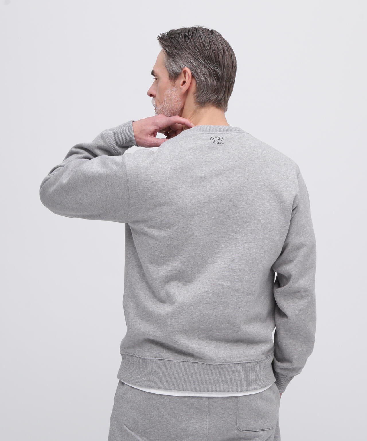 《DAILY/デイリー》CREW NECK L/S SWEAT / クルーネック ロングスリーブ スウェット / AVIREX / アヴィレ