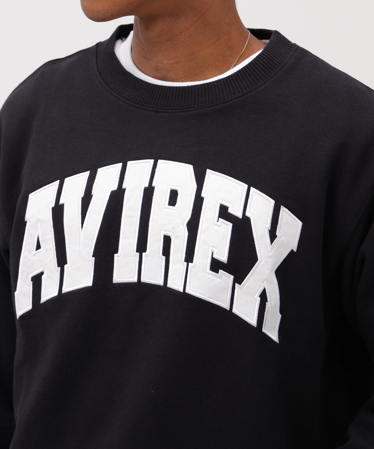 《DAILY/デイリー》CREW NECK L/S SWEAT LOGO / クルーネック ロングスリーブ スウェット / AVIREX /