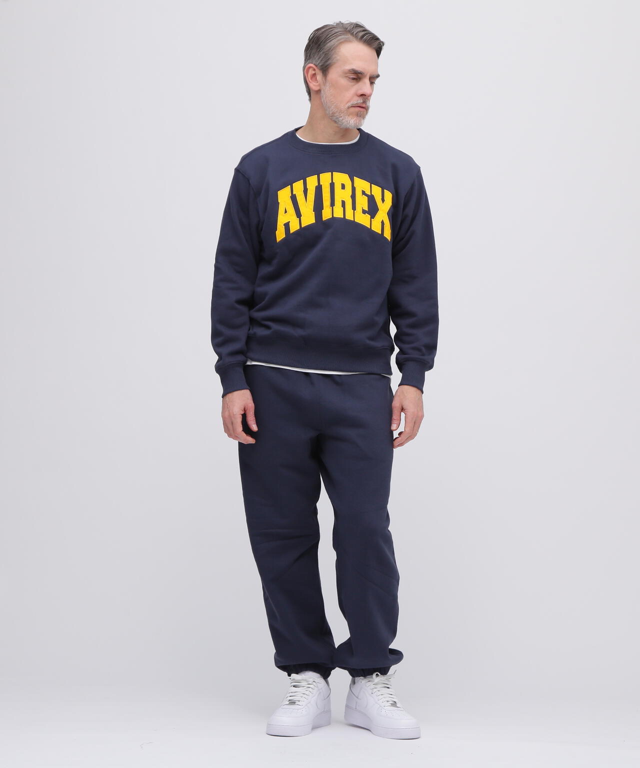 《DAILY/デイリー》CREW NECK L/S SWEAT LOGO / クルーネック ロングスリーブ スウェット / AVIREX /