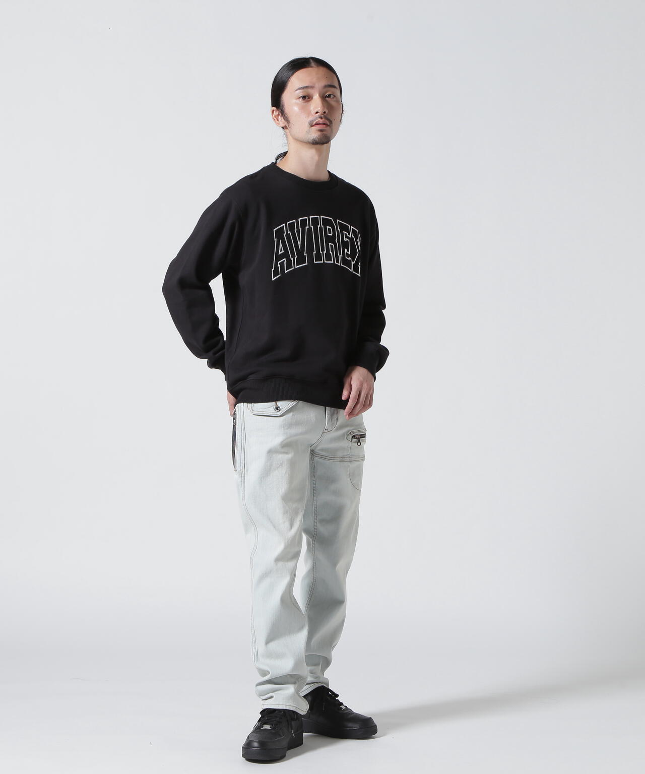 《WEB&DEPOT限定》DAILY EX LOGO CREW NECK SWEAT