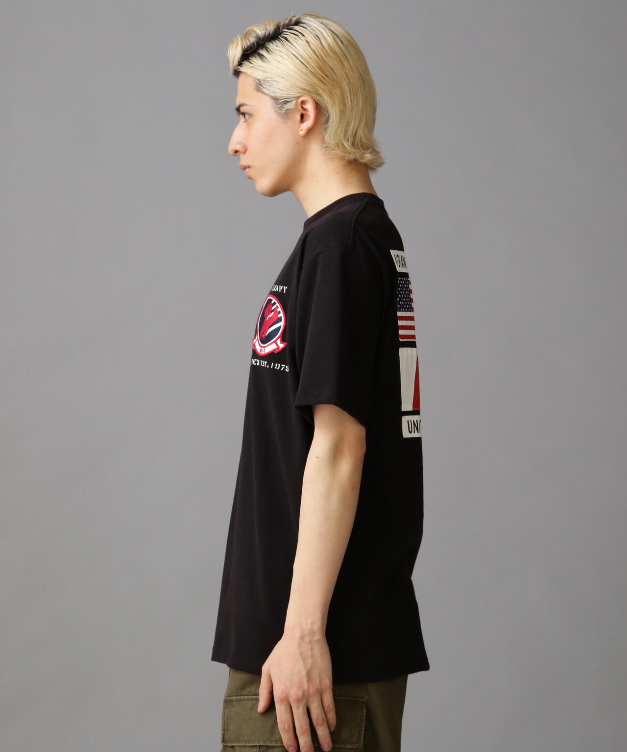 TOP GUN SHEETING PATCH T-SHIRT / トップガン シーチング パッチ Tシャツ