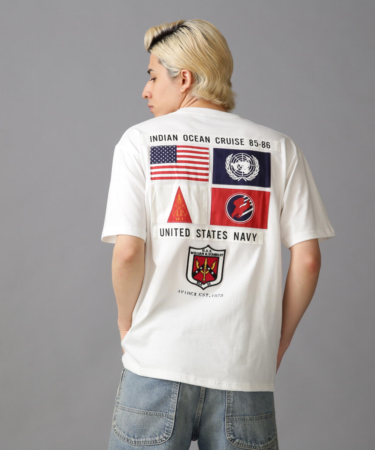 TOP GUN SHEETING PATCH T-SHIRT / トップガン シーチング パッチ Tシャツ