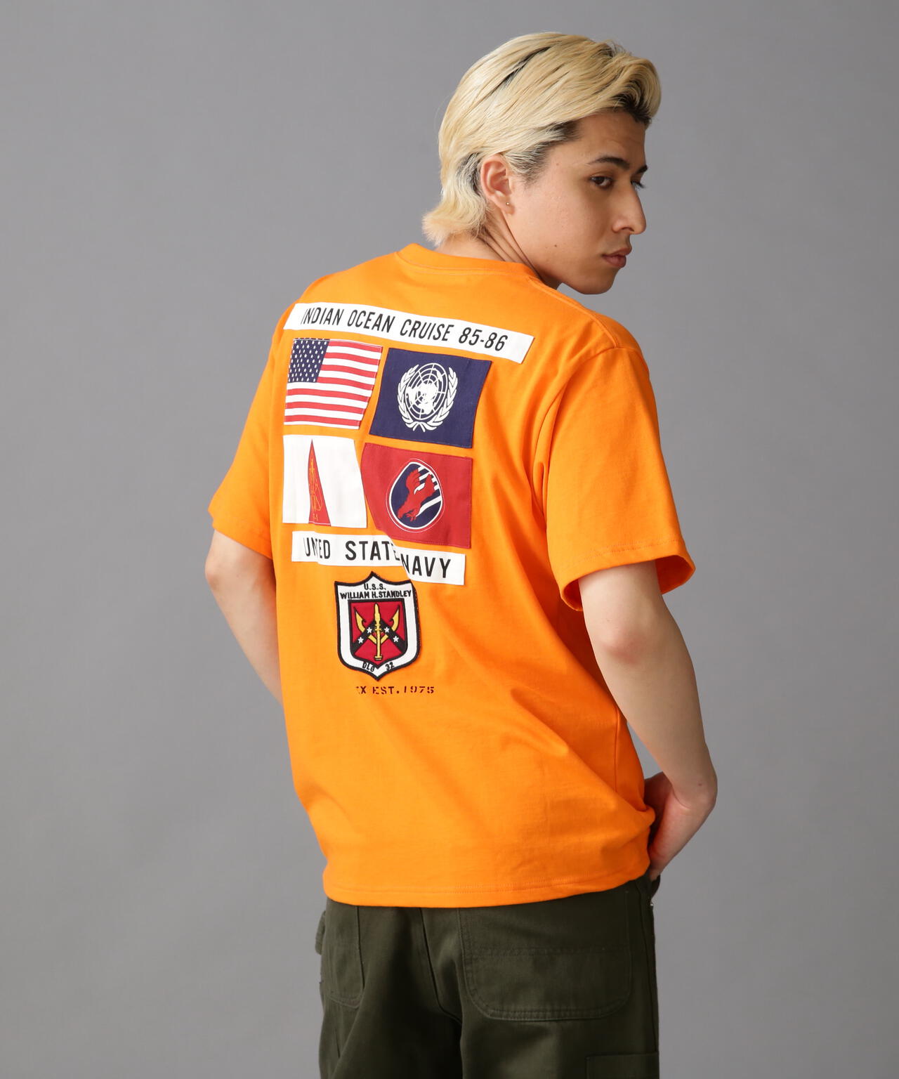 TOP GUN SHEETING PATCH T-SHIRT / トップガン シーチング パッチ Tシャツ