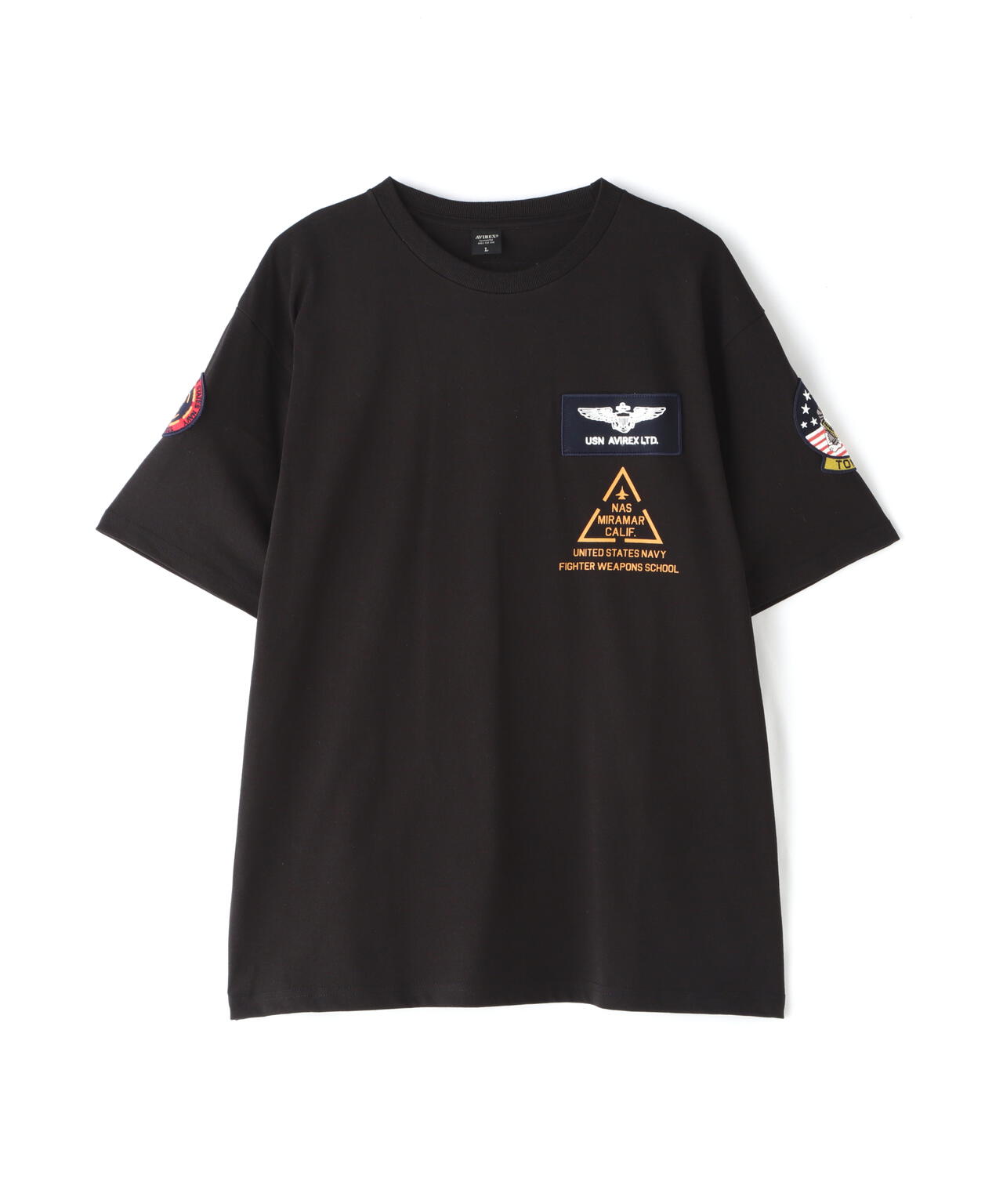 TOP GUN PATCH & PRINT T-SHIRT / トップガン パッチ ＆ プリント Tシャツ