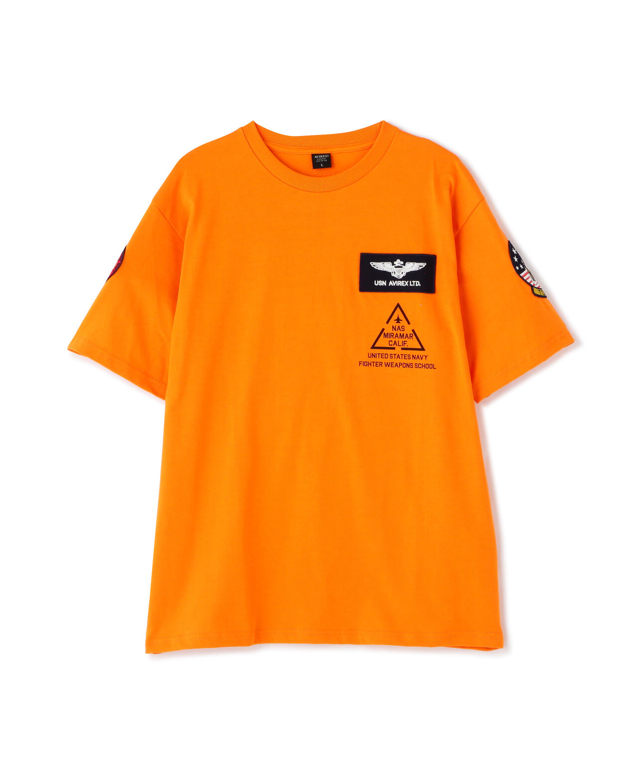 TOP GUN PATCH & PRINT T-SHIRT / トップガン パッチ ＆ プリント Tシャツ