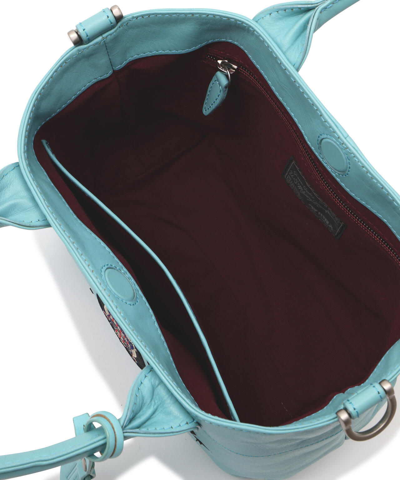 バーシティー レザー ミニ トートバッグ/VARSITY LEATHER MINI TOTE BAG/AVX5626