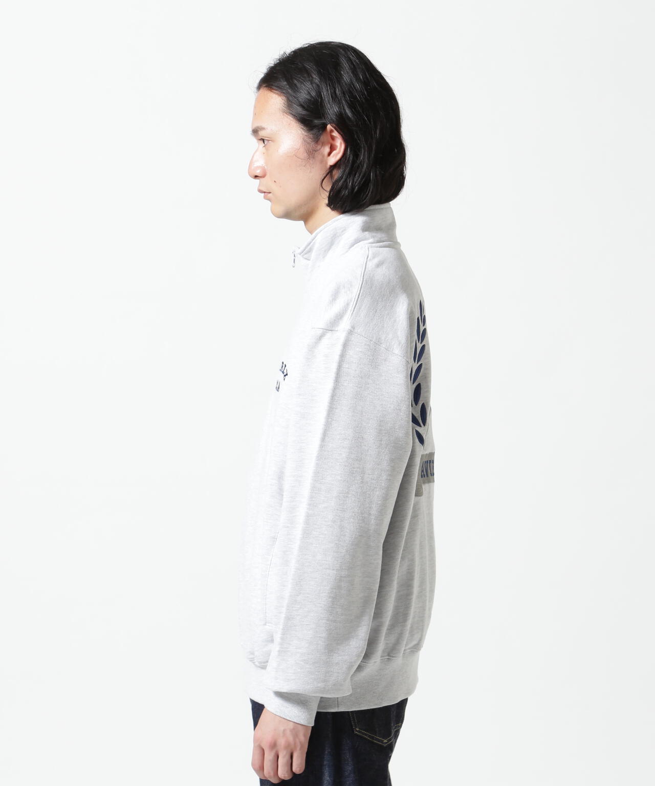 《WEB&DEPOT限定》ASTAR HALFZIP SWEAT / Aスター ハーフジップスウェット / AVIREX / アヴィレックス