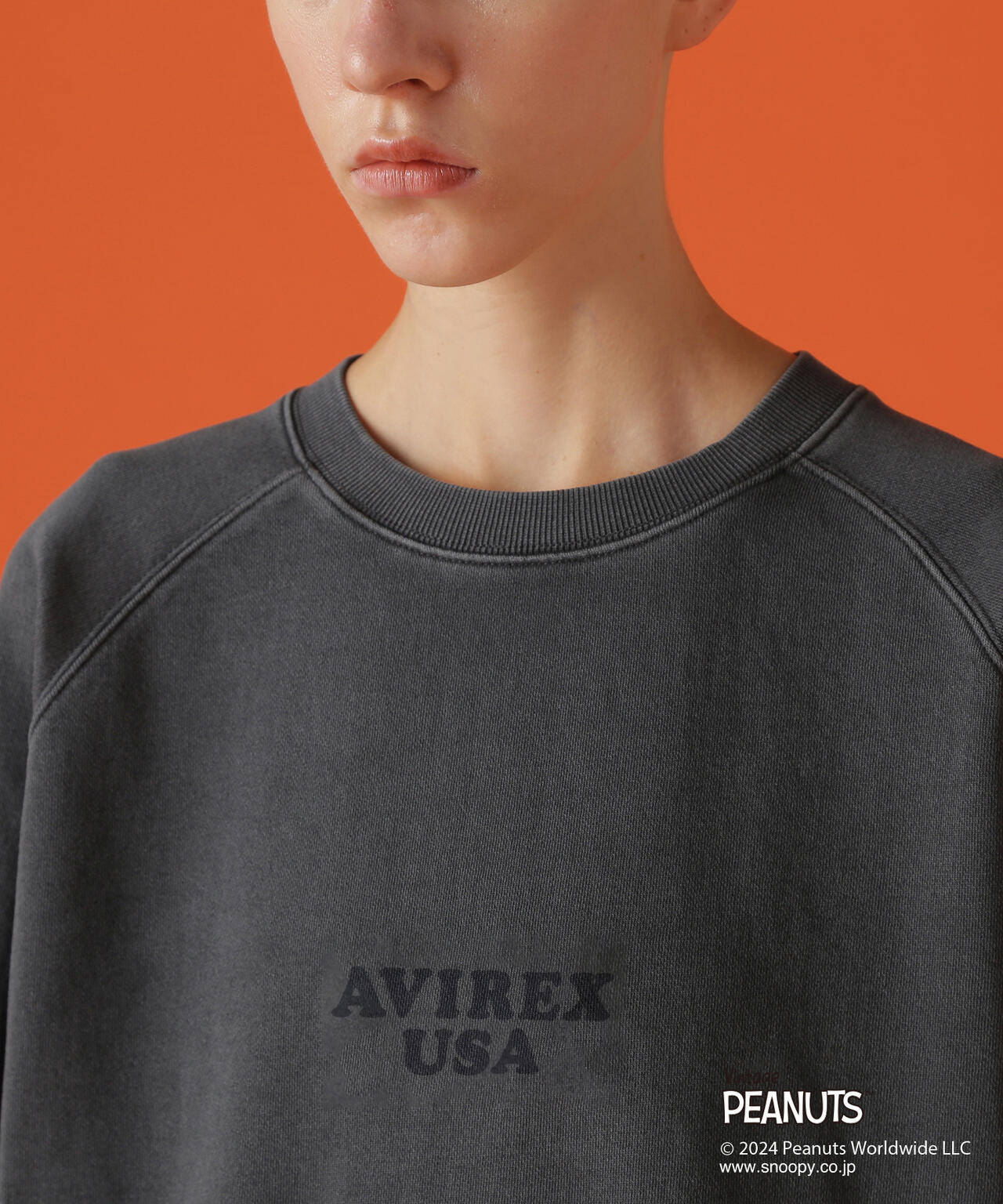 《AVIREX×PEANUTS》HOMIES SWEAT/アヴィレックス×ピーナッツ ホーミーズ スウェット