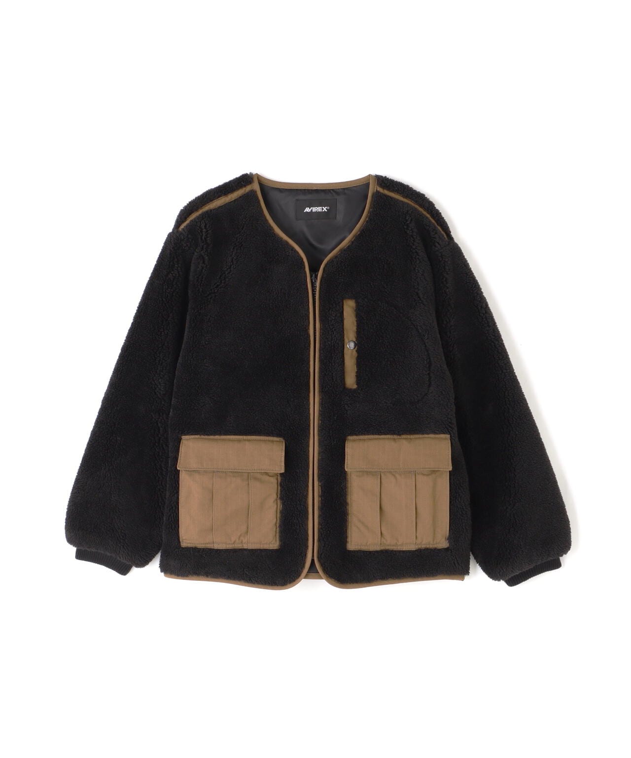 《WEB&DEPOT限定》BOA CARDIGAN ’24 / ボア カーディガン / AVIREX / アヴィレックス