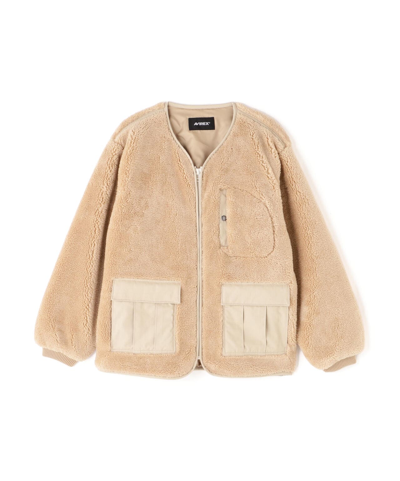 《WEB&DEPOT限定》BOA CARDIGAN ’24 / ボア カーディガン / AVIREX / アヴィレックス