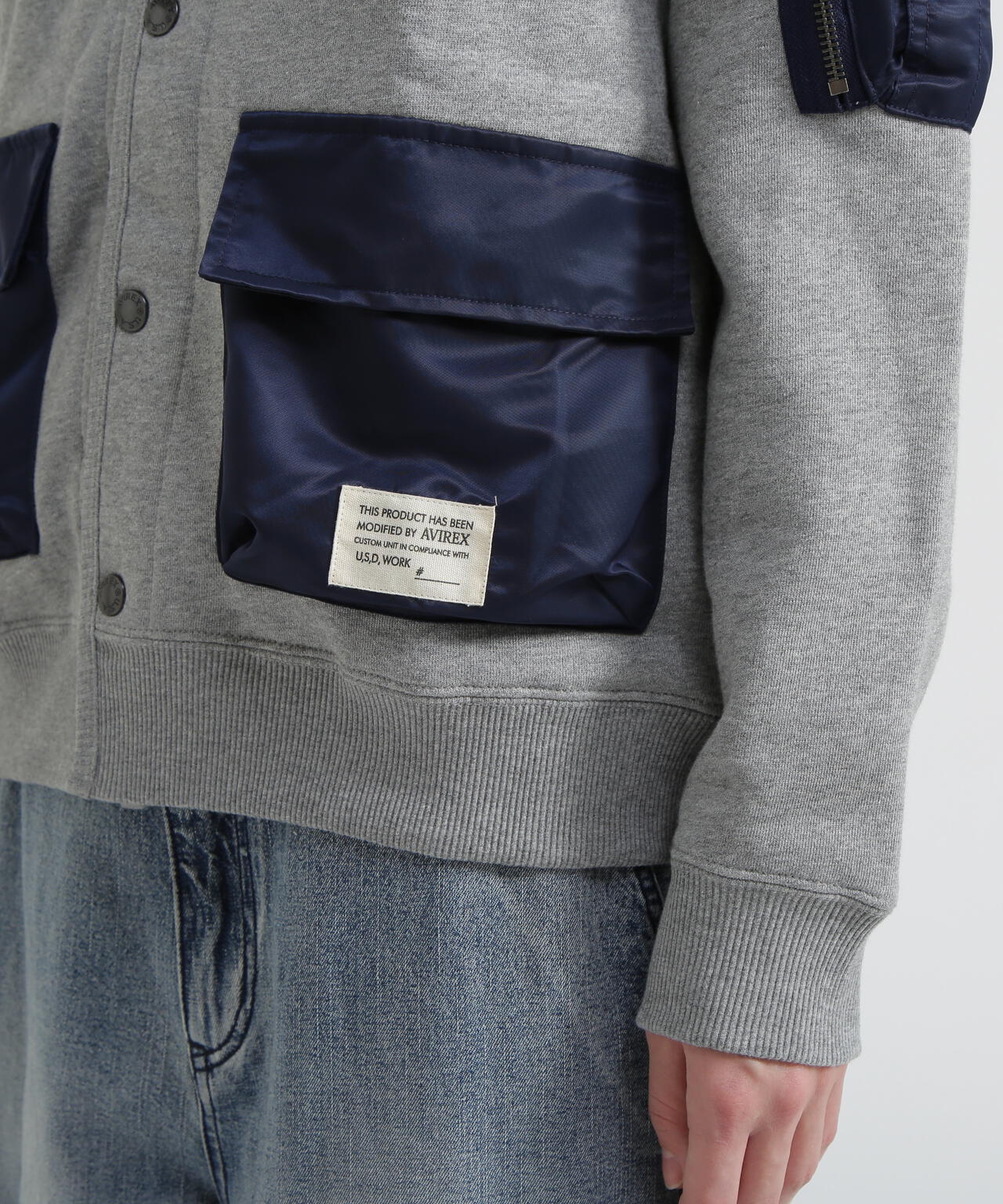 《WEB&DEPOT限定》TACTICAL CARDIGAN / タクティカル カーディガン / AVIREX / アヴィレックス
