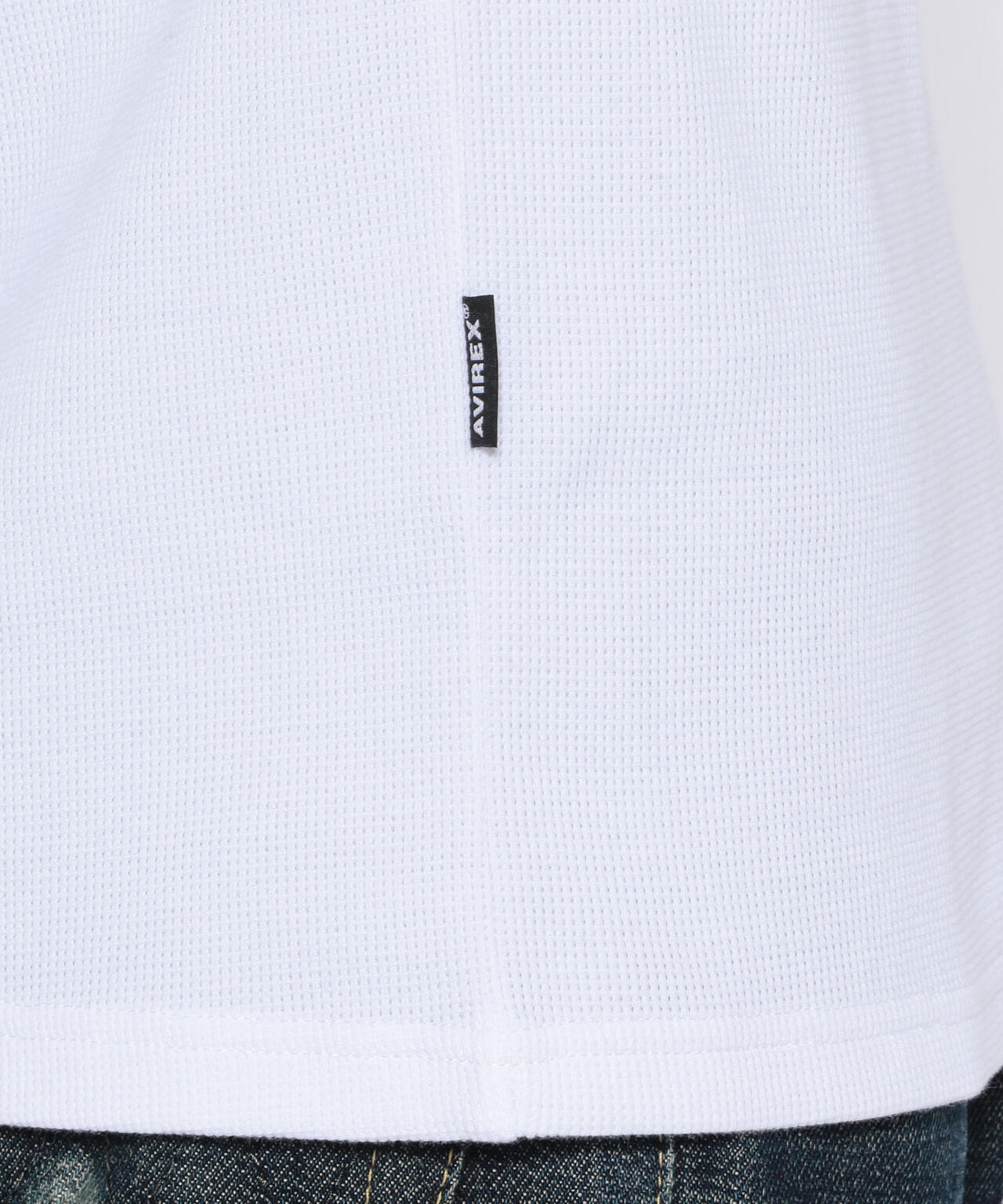 《DAILY/デイリー》MINI WAFFLE V NECK T-SHIRT/ミニワッフル 長袖 Vネック Tシャツ