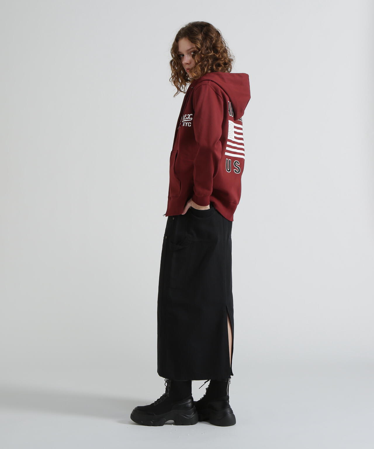 《WEB&DEPOT限定》BONDING ZIP PARKA/ボンディングジップパーカー