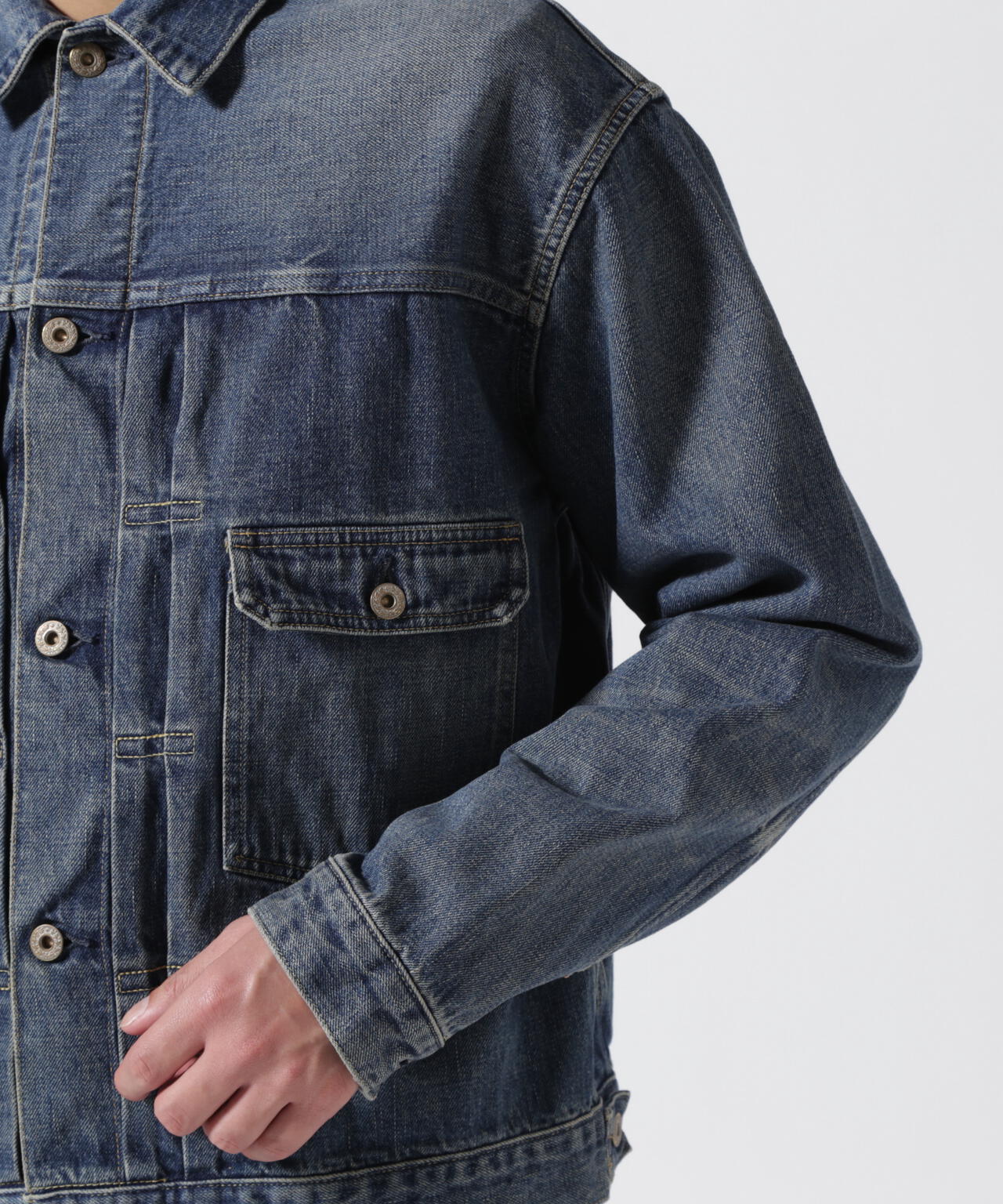 《TFQP》DENIM JKT USED WASH / デニムジャケット ユーズドウォッシュ / AVIREX / アヴィレックス