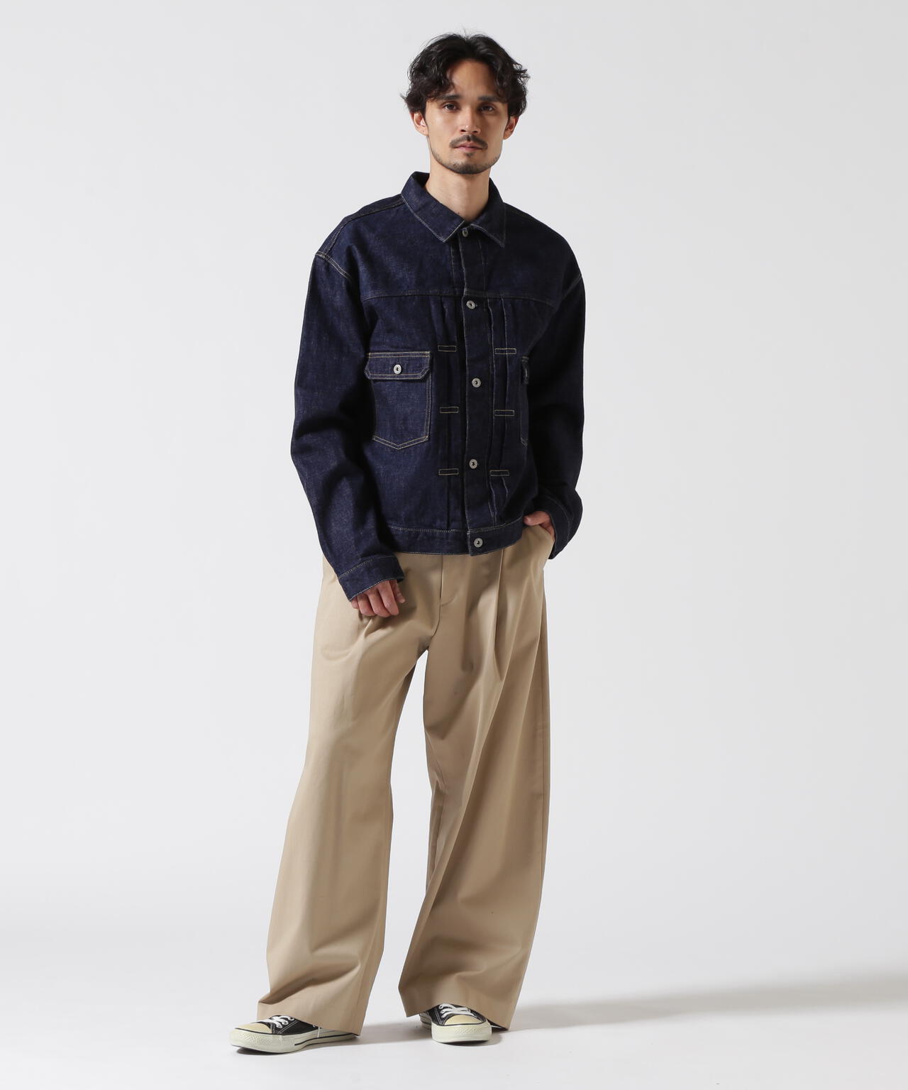 《TFQP》DENIM JKT ONE WASH / デニムジャケット ワンウォッシュ / AVIREX / アヴィレックス