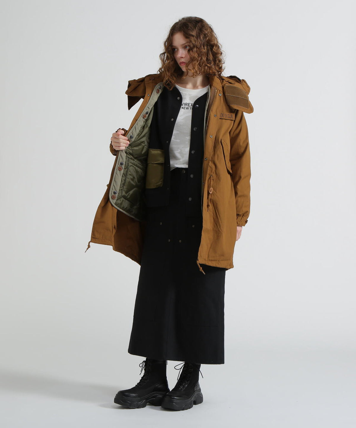 《WEB&DEPOT限定》MSPCOPENING M-65 COAT/M-65 ジャケット/モッズコート/AVIREX/アヴィレックス