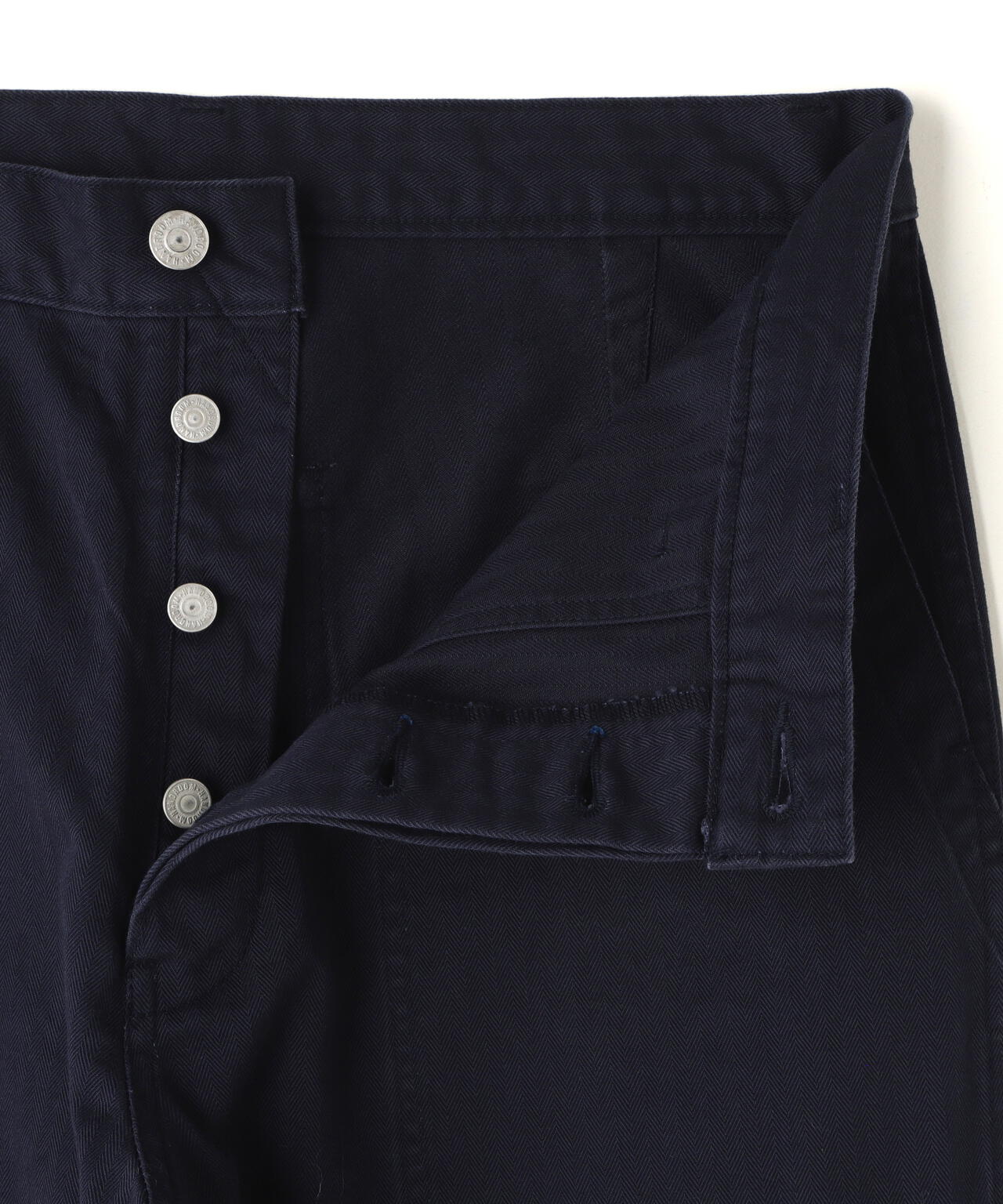 《TFQP by HANDROOM》JAPAN MADE HERRINGBONE WORK PANT / ジャパンメイド ヘリンボーン