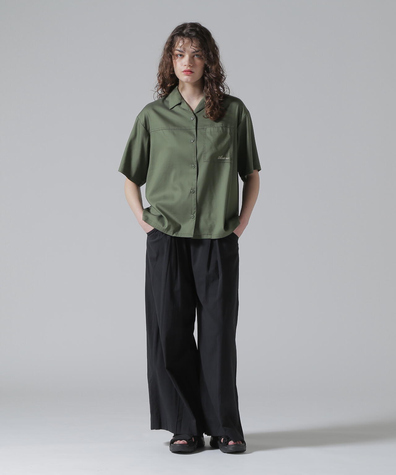 BOX PLEATS RELAX PANTS/ボックスプリーツ リラックスパンツ