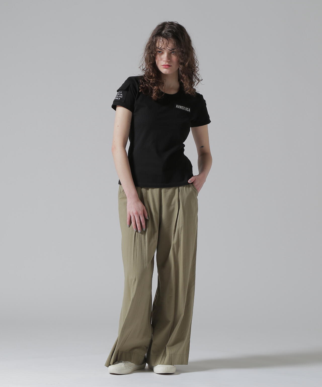 BOX PLEATS RELAX PANTS/ボックスプリーツ リラックスパンツ