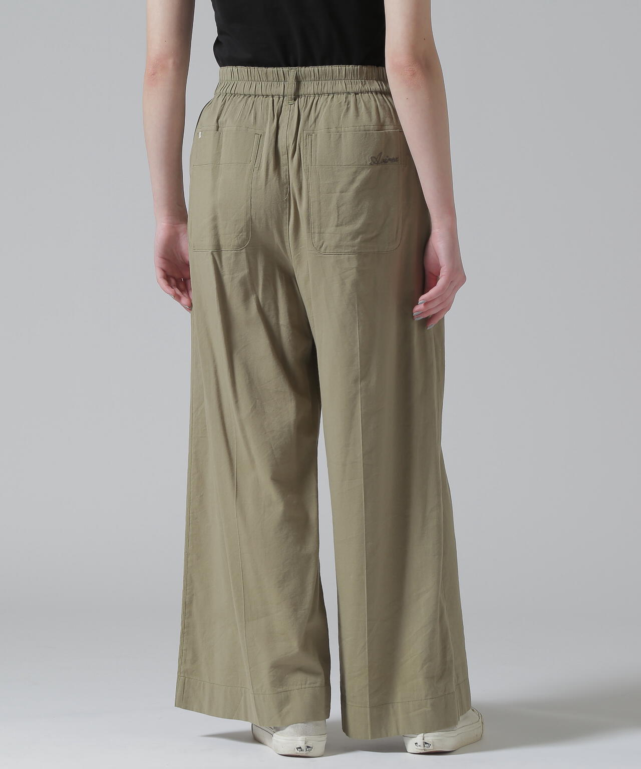 BOX PLEATS RELAX PANTS/ボックスプリーツ リラックスパンツ