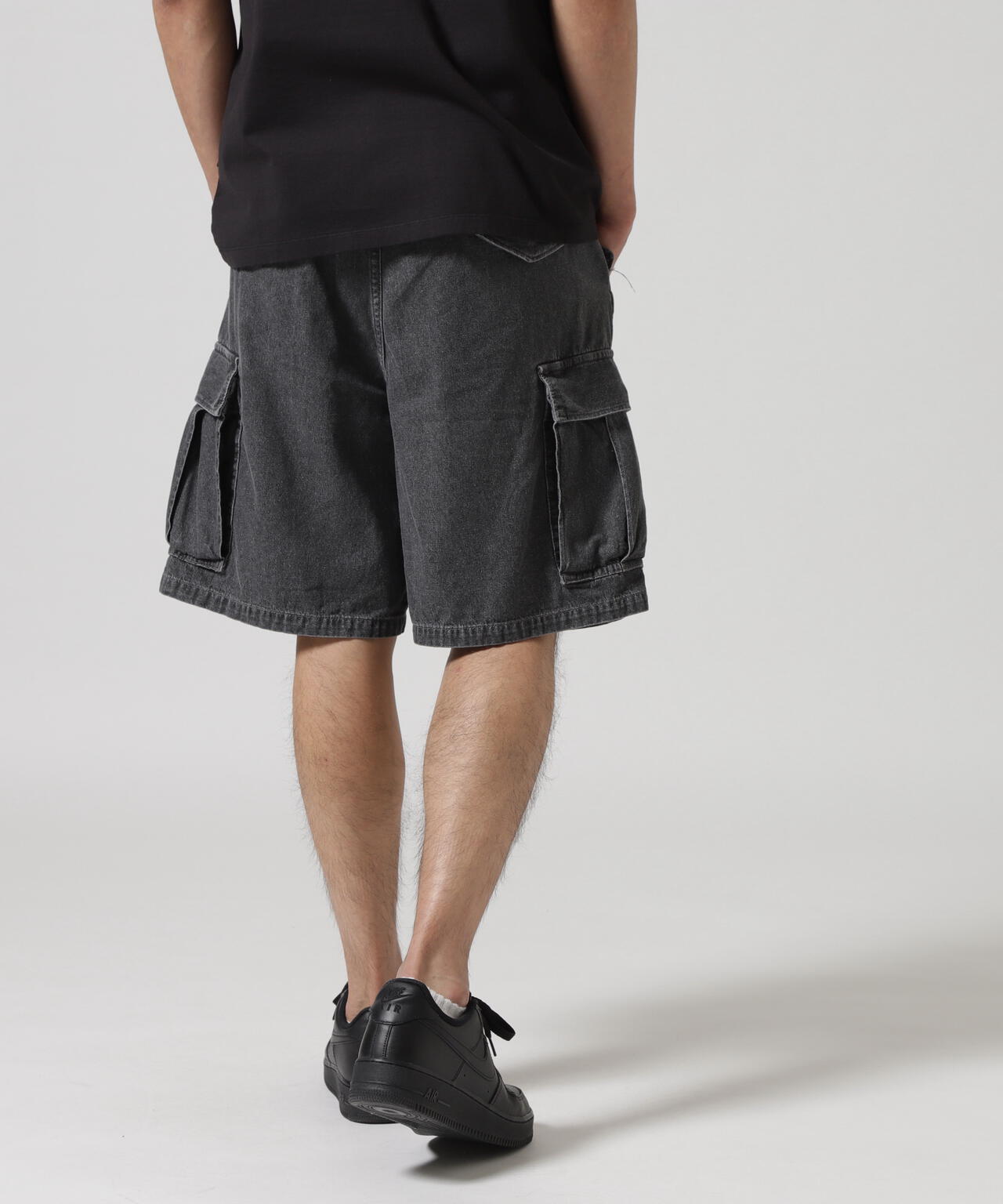 《直営店限定》DENIM EASY CARGO SHORTS / デニム イージーカーゴショーツ / AVIREX / アヴィレックス