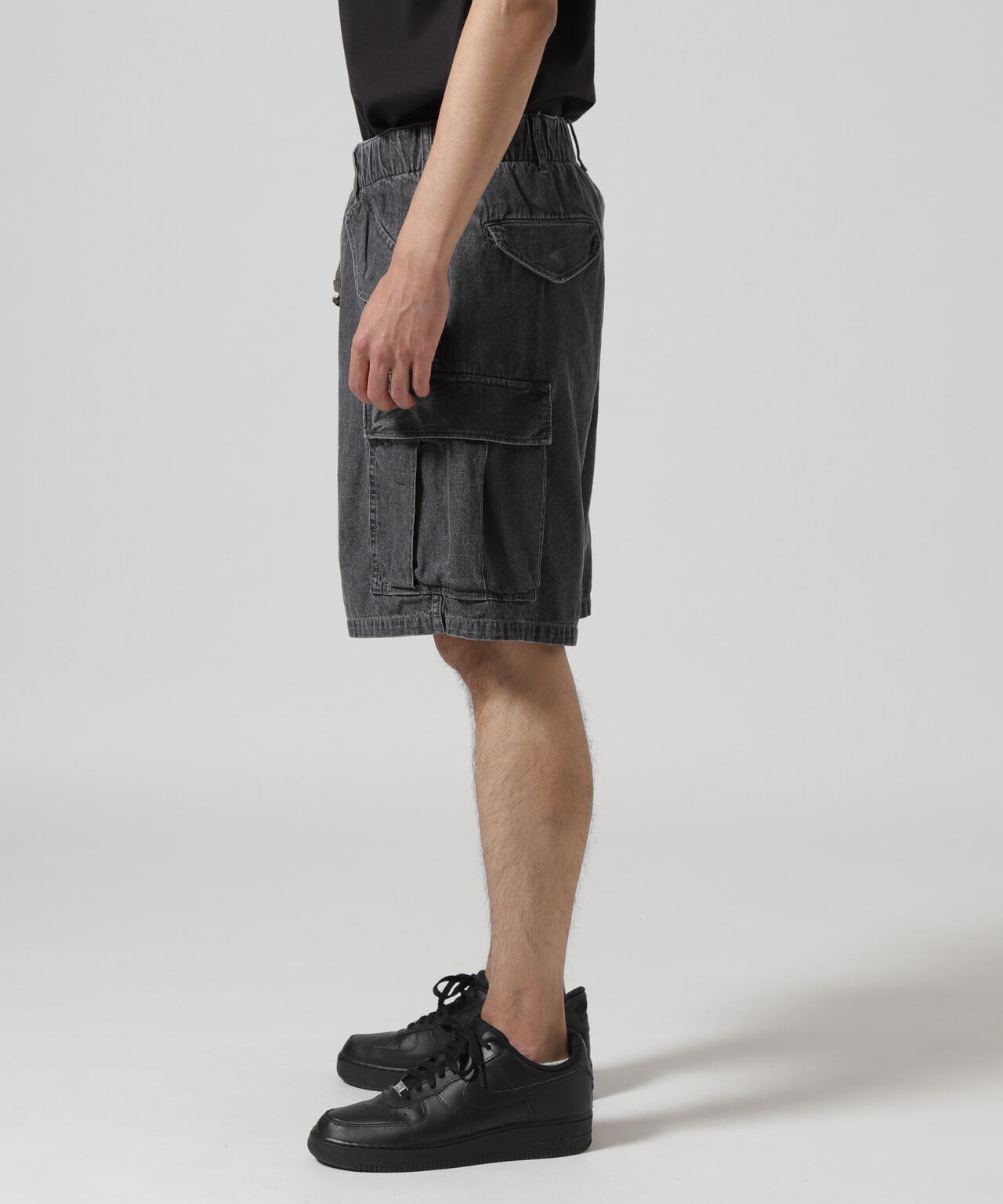 《直営店限定》DENIM EASY CARGO SHORTS / デニム イージーカーゴショーツ / AVIREX / アヴィレックス