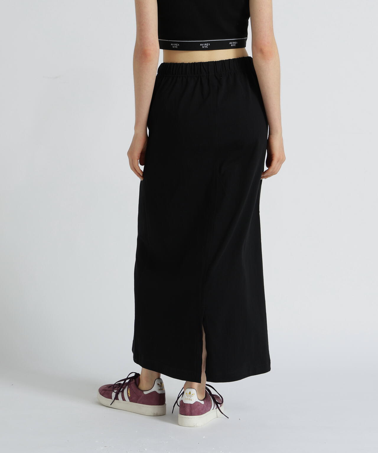 《WEB&DEPOT限定》JERSEY SKIRT PATCHED/ジャージ スカート パッチ