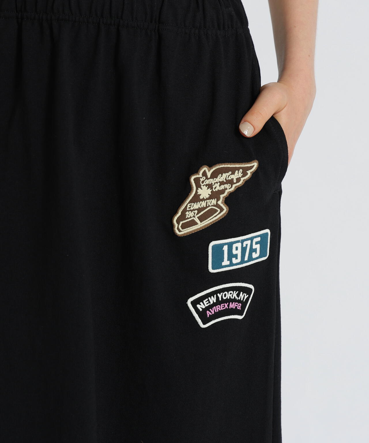 《WEB&DEPOT限定》JERSEY SKIRT PATCHED/ジャージ スカート パッチ