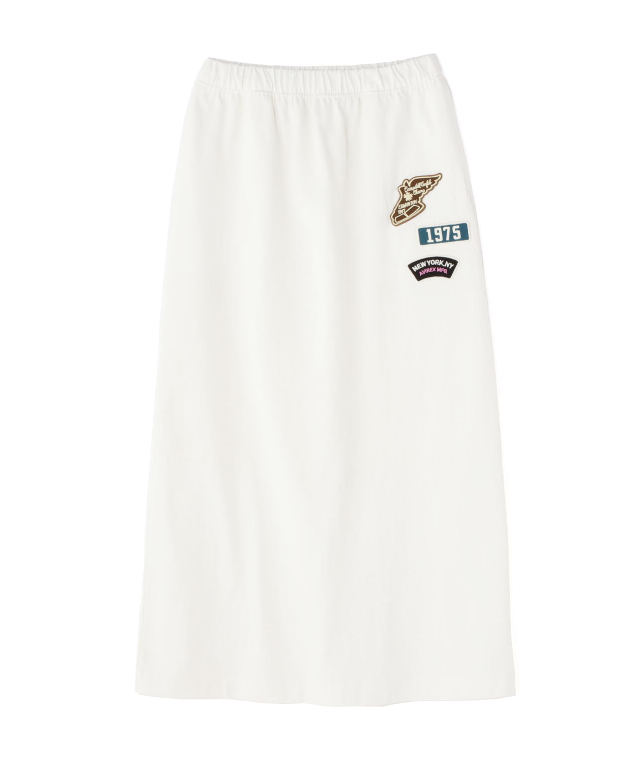 《WEB&DEPOT限定》JERSEY SKIRT PATCHED/ジャージ スカート パッチ