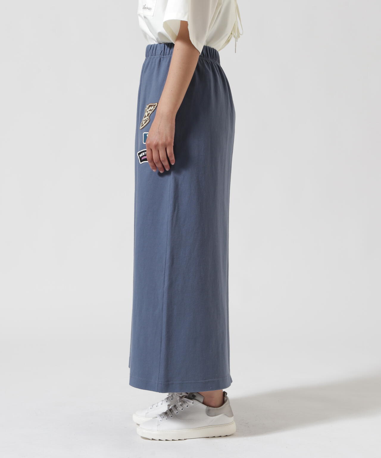《WEB&DEPOT限定》JERSEY SKIRT PATCHED/ジャージ スカート パッチ