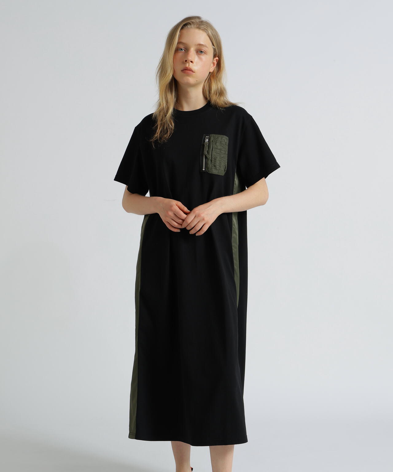 《WEB&DEPOT限定》MA-1 POCKET ONEPIECE/MA-1ポケット ワンピース