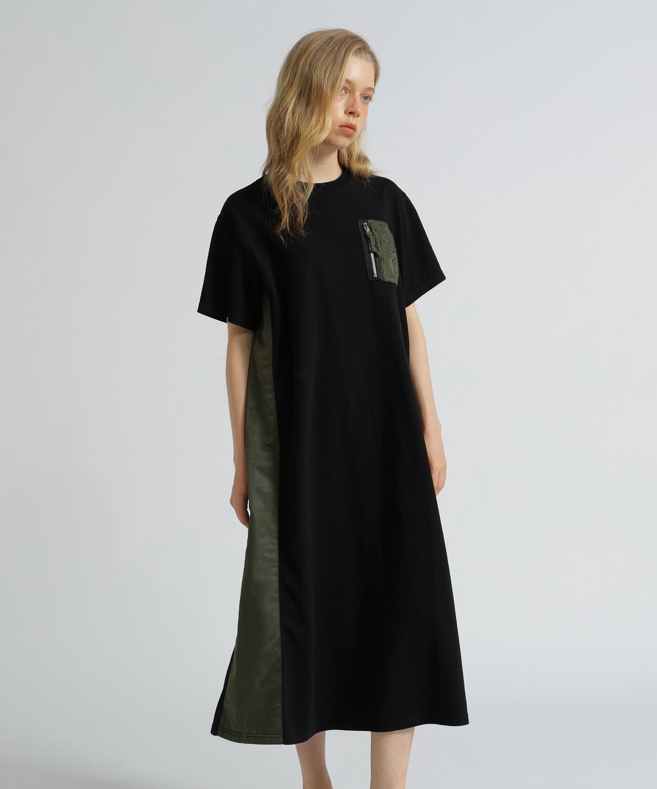《WEB&DEPOT限定》MA-1 POCKET ONEPIECE/MA-1ポケット ワンピース