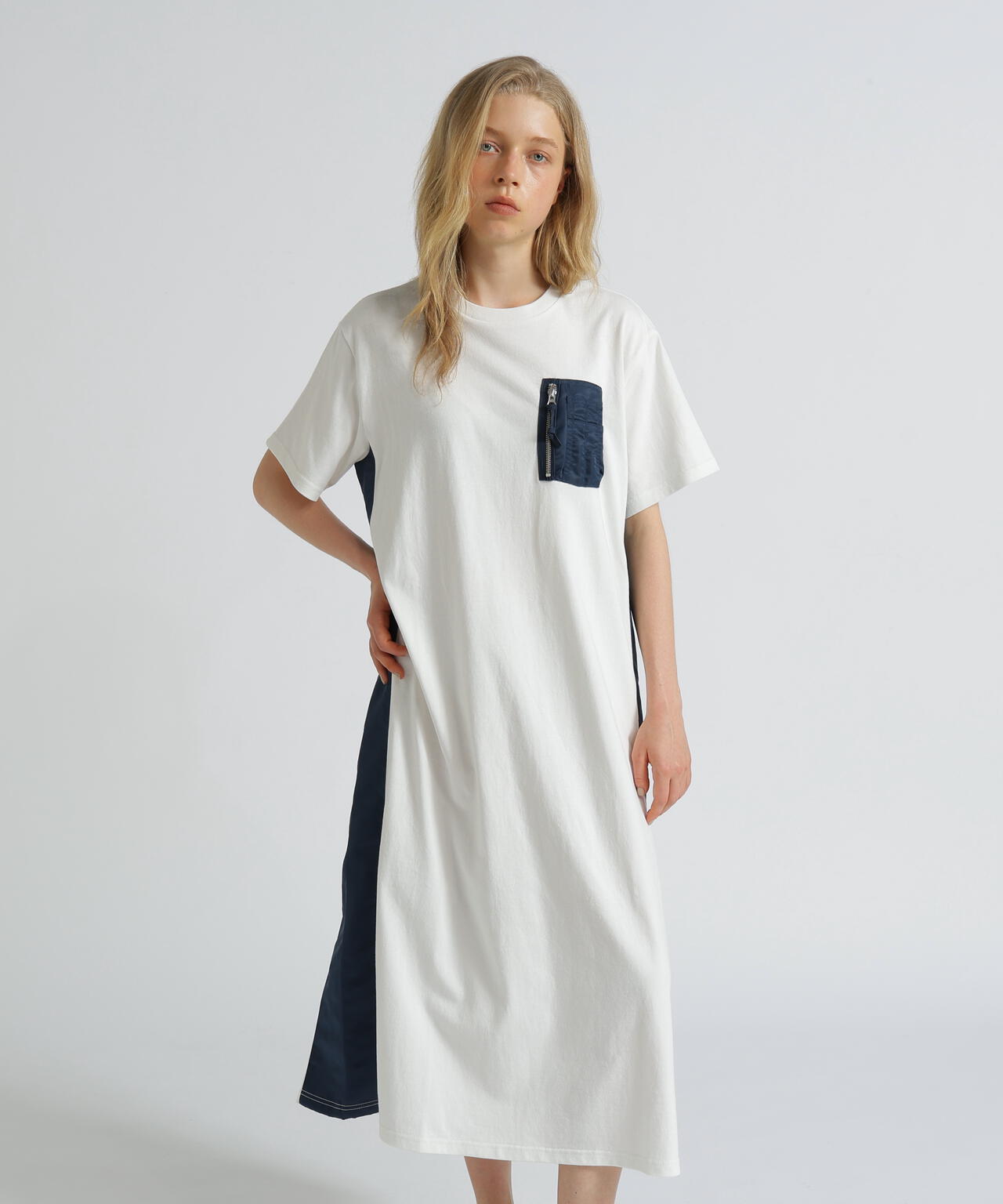 《WEB&DEPOT限定》MA-1 POCKET ONEPIECE/MA-1ポケット ワンピース