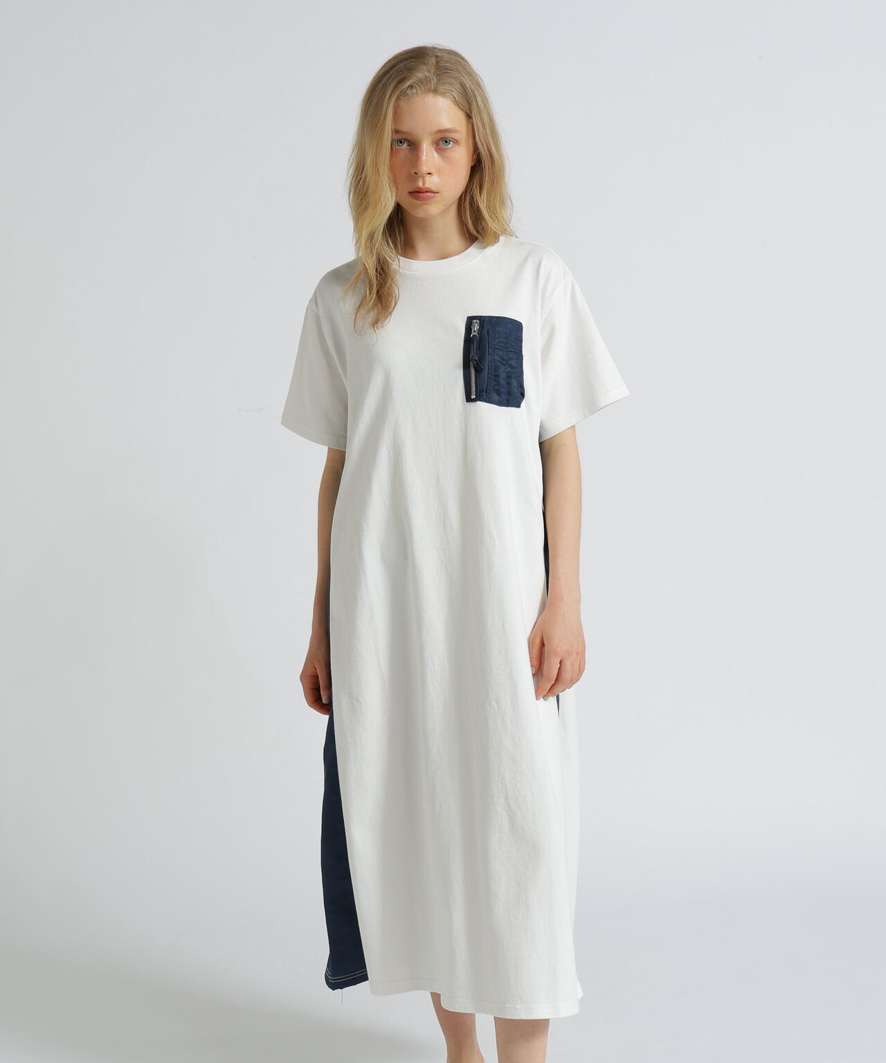 《WEB&DEPOT限定》MA-1 POCKET ONEPIECE/MA-1ポケット ワンピース