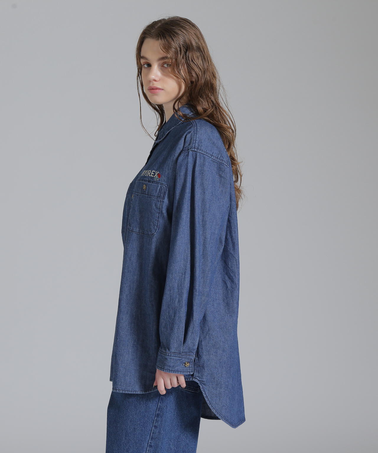 HAND LIKE EMBROIDERY SHIRTS/ハンドライク刺繍シャツ