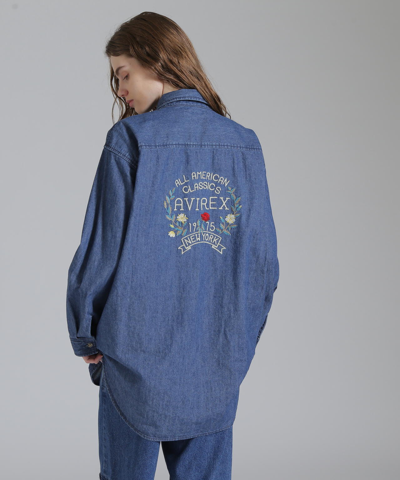 HAND LIKE EMBROIDERY SHIRTS/ハンドライク刺繍シャツ