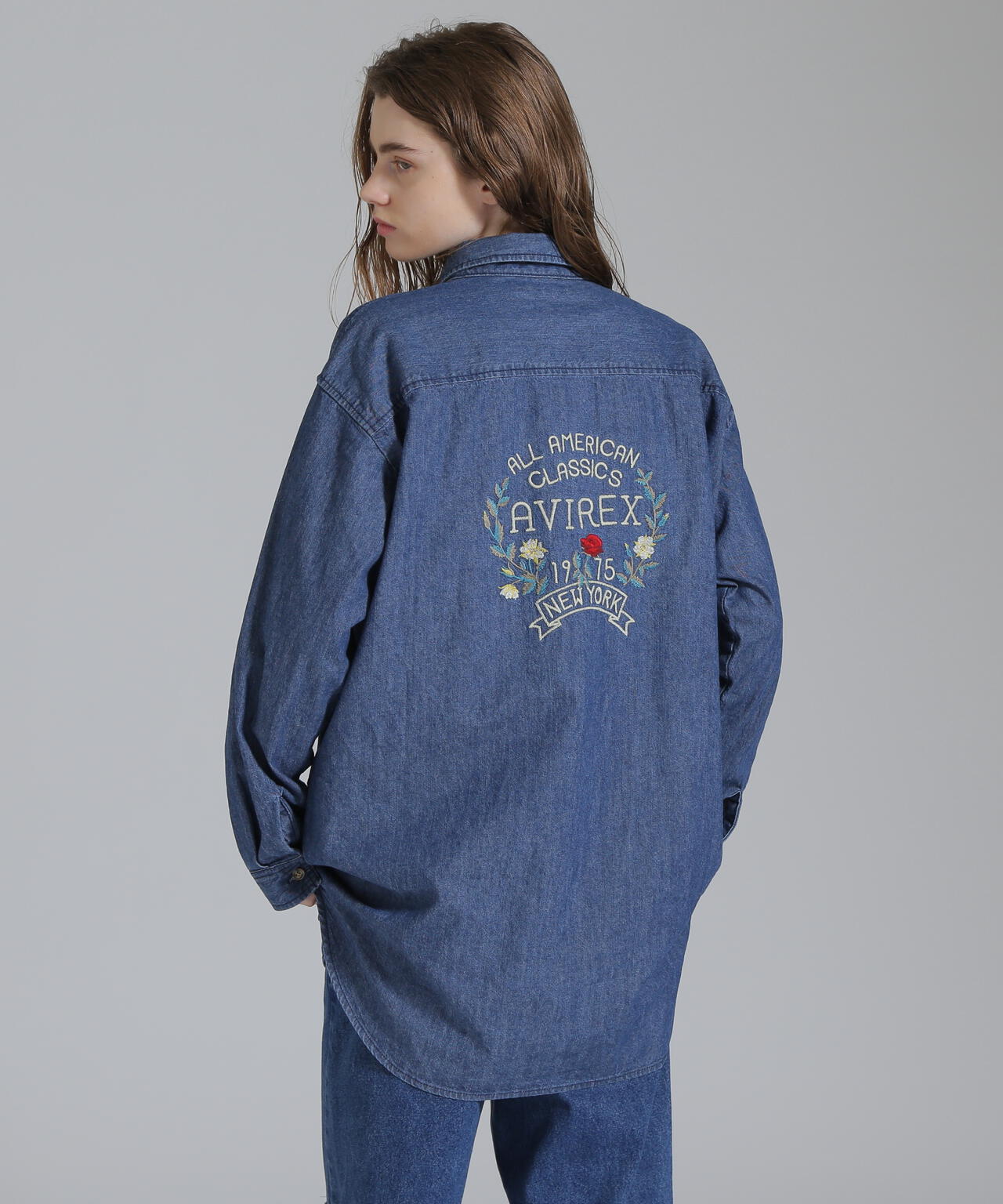 HAND LIKE EMBROIDERY SHIRTS/ハンドライク刺繍シャツ