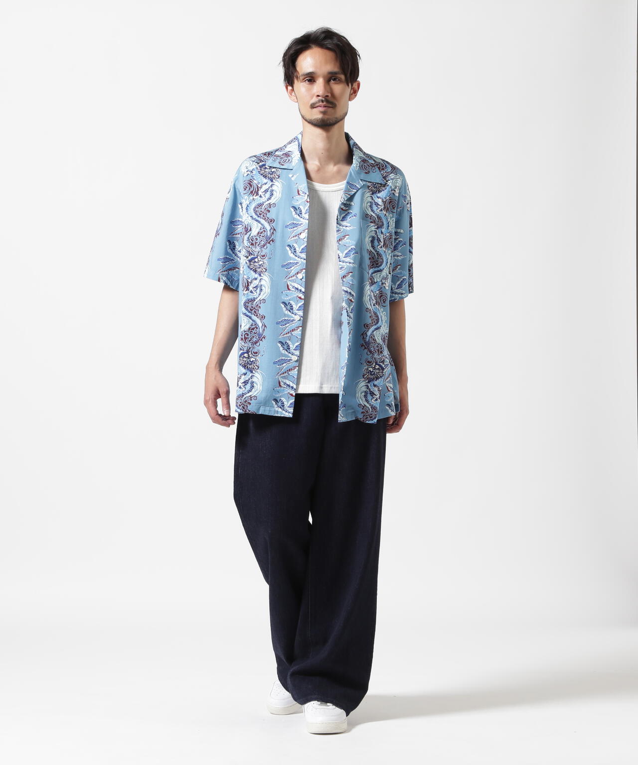 《WEB&DEPOT限定》ALOHA SHIRT DRAGON RISE / アロハシャツ ドラゴンライズ / AVIREX