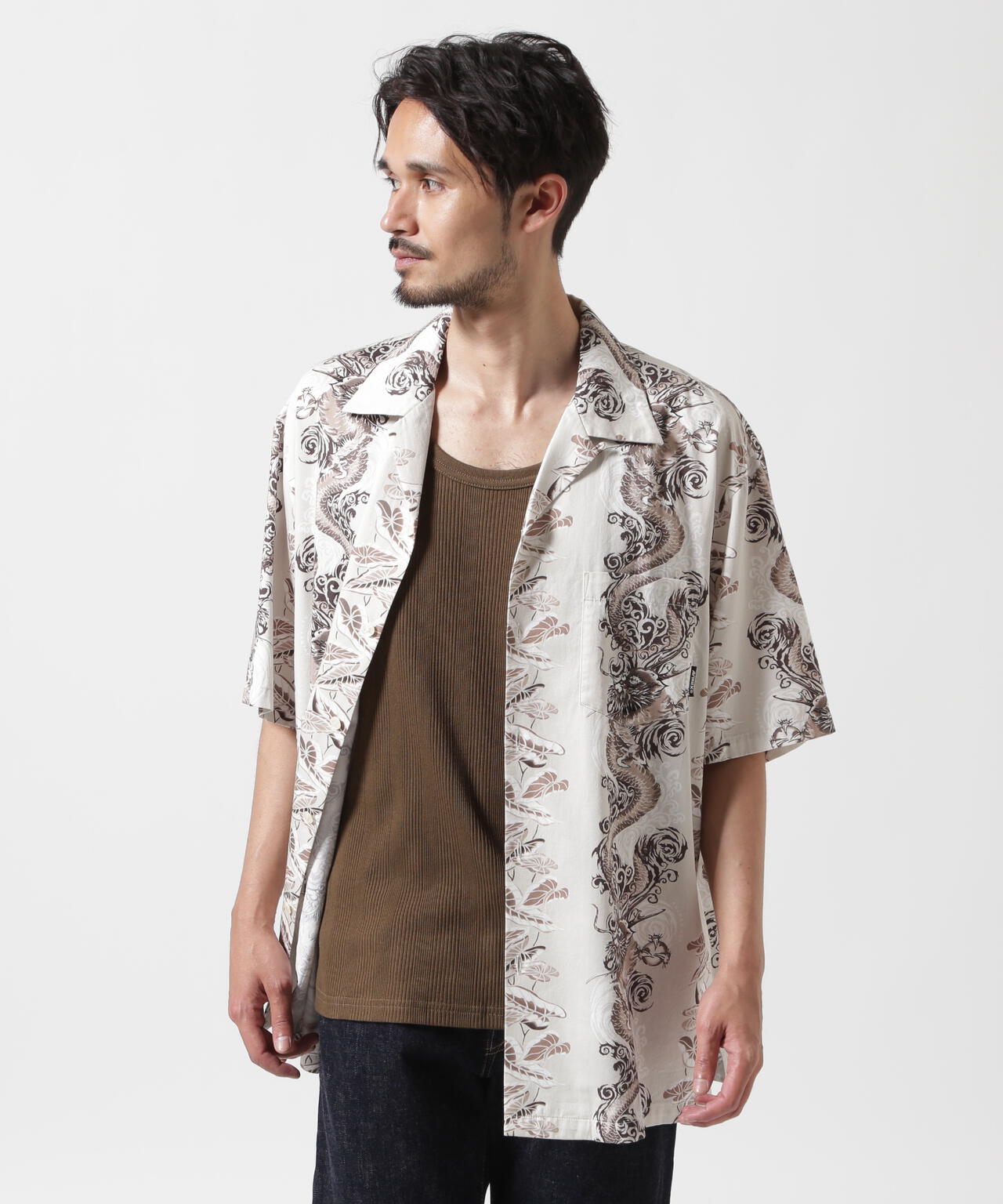 《WEB&DEPOT限定》ALOHA SHIRT DRAGON RISE / アロハシャツ ドラゴンライズ / AVIREX