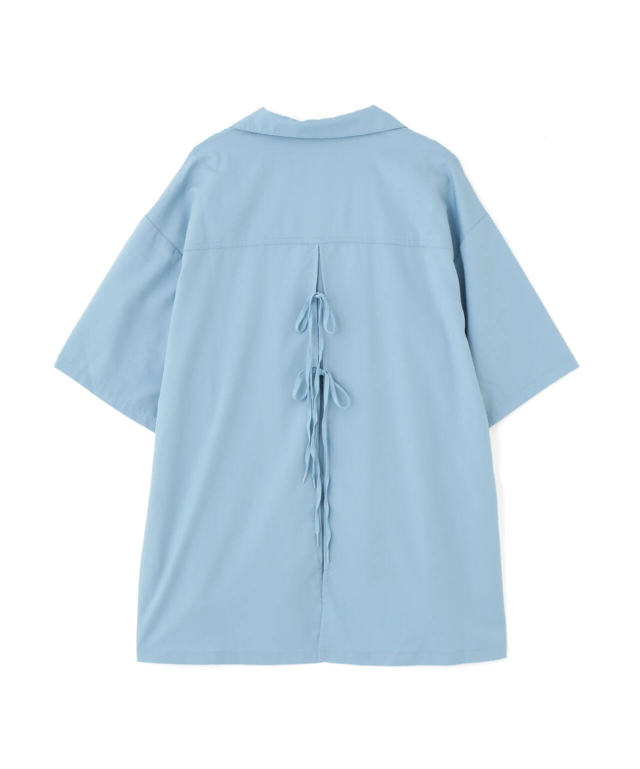 《直営店限定》WOMEN'S BACK RIBBON TENCEL SHIRTS/バックリボン テンセルシャツ