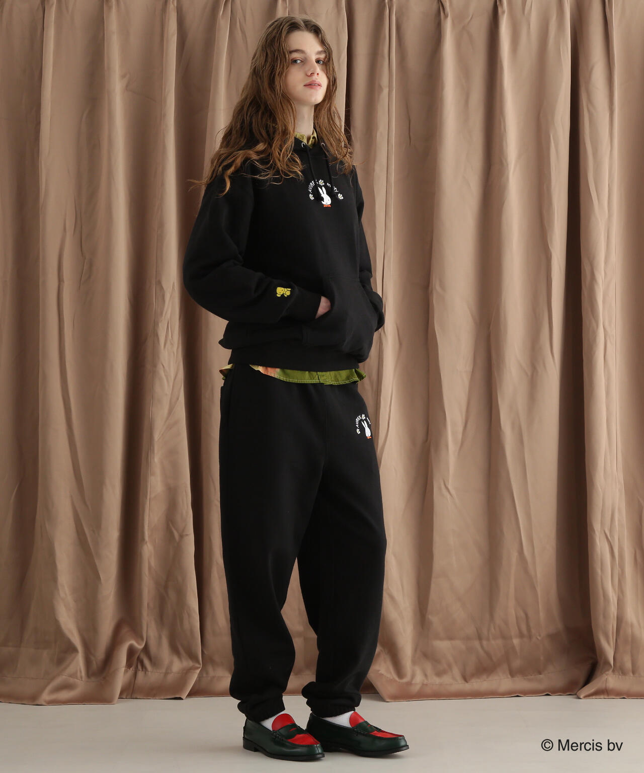 《AVIREX×miffy》WEB限定 SWEAT PULLOVER PARKA/アヴィレックス×ミッフィー パーカー