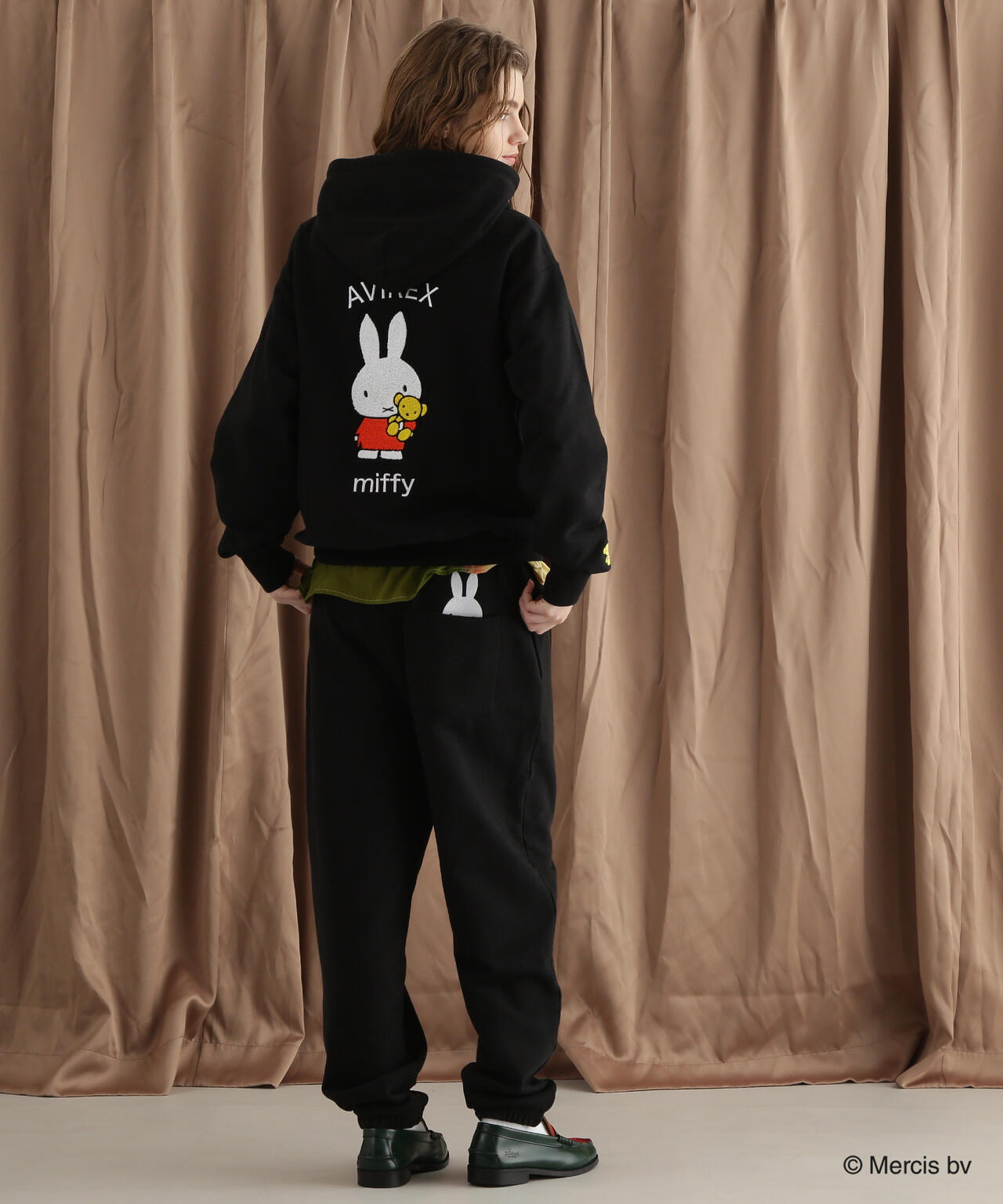 《AVIREX×miffy》WEB限定 SWEAT PULLOVER PARKA/アヴィレックス×ミッフィー パーカー