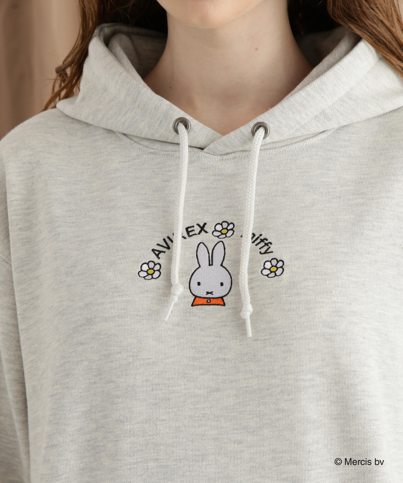 《AVIREX×miffy》WEB限定 SWEAT PULLOVER PARKA/アヴィレックス×ミッフィー パーカー
